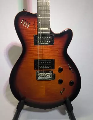 Godin Guitars - GXT Cognac Burst Flame AA4124 2